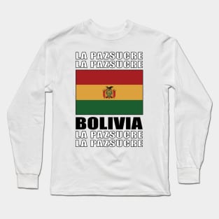 Flag of Bolivia Long Sleeve T-Shirt